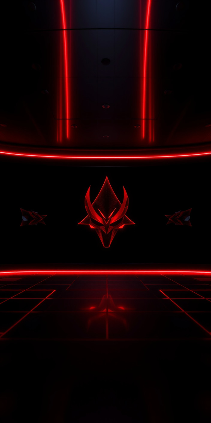 Black and red gaming 6 Phone Wallpaper