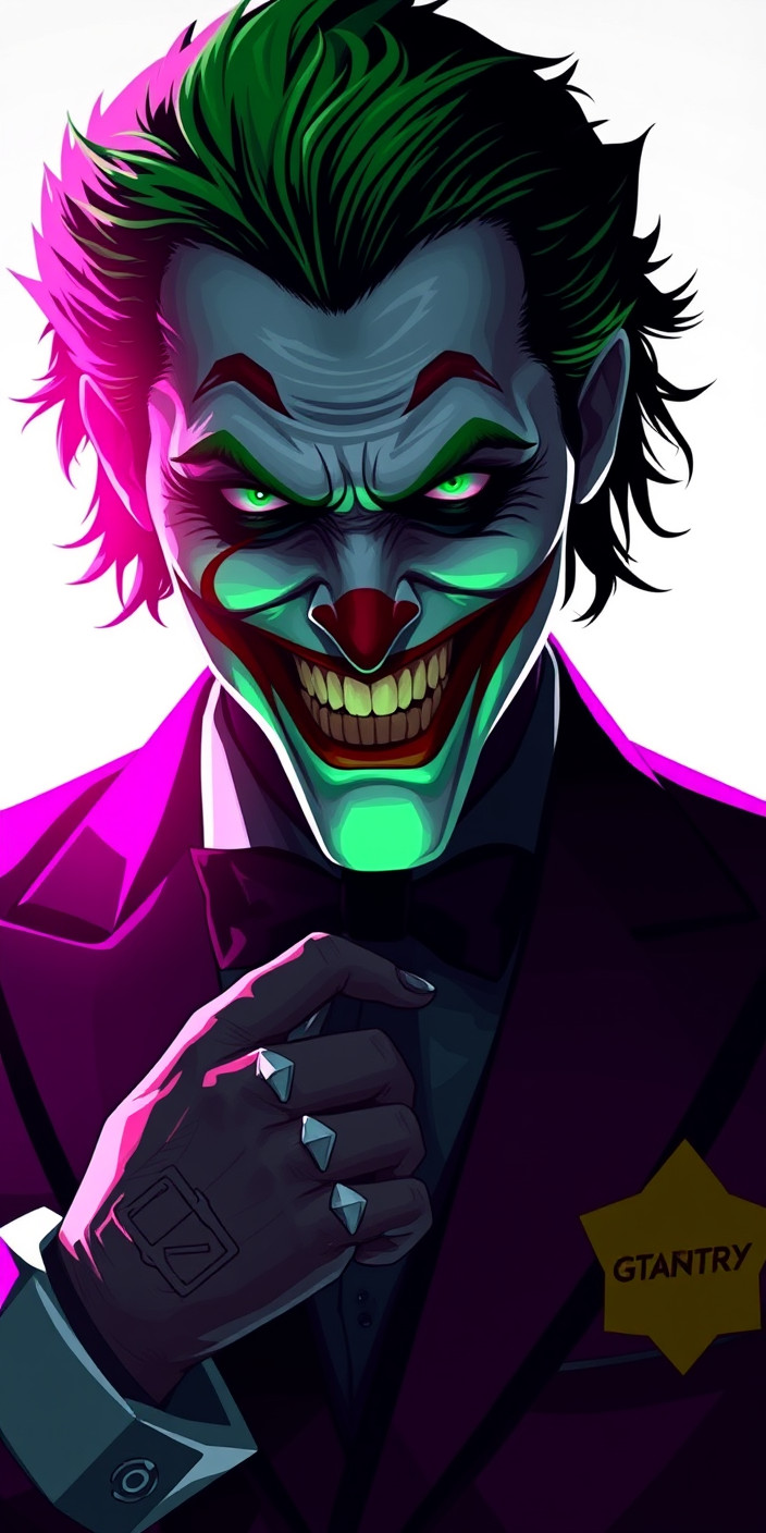 Suicide squad joker 7 Phone Wallpaper