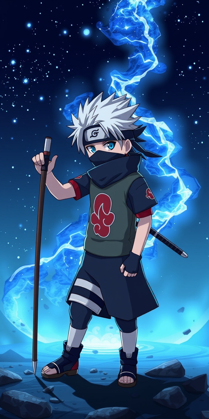 Kid kakashi 7 Phone Wallpaper