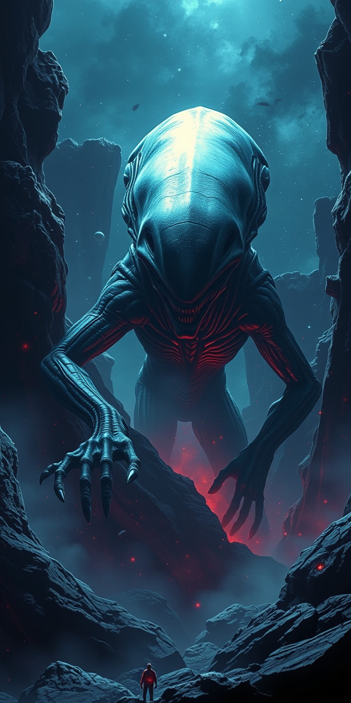 Alien invasion 9 Phone Wallpaper