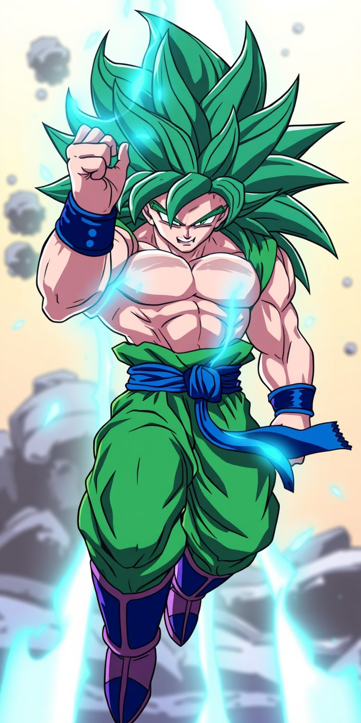 Broly  4k 9 Phone Wallpaper