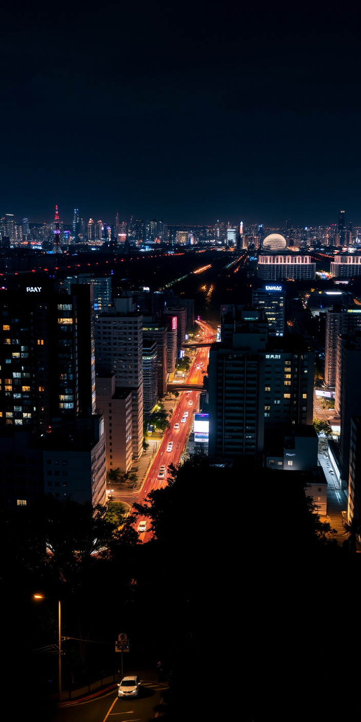 Night city 3 Phone Wallpaper