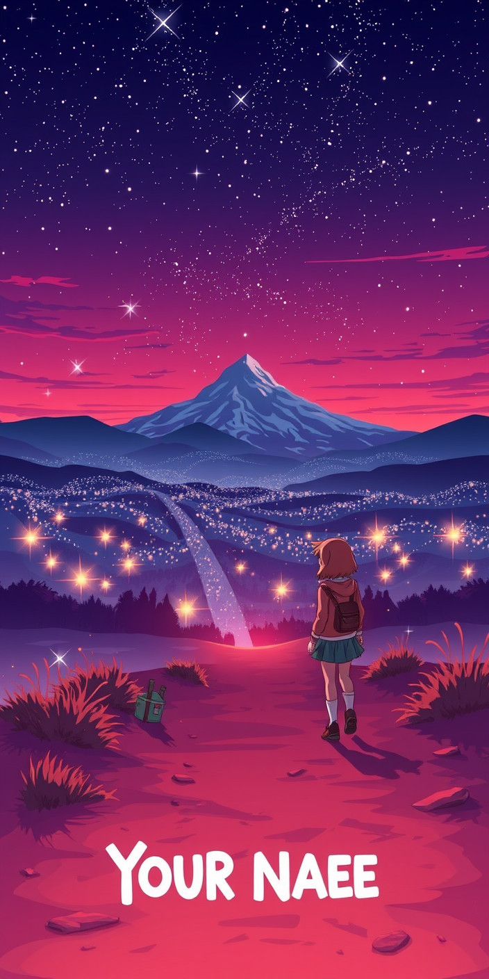 Your name 5 Phone Wallpaper