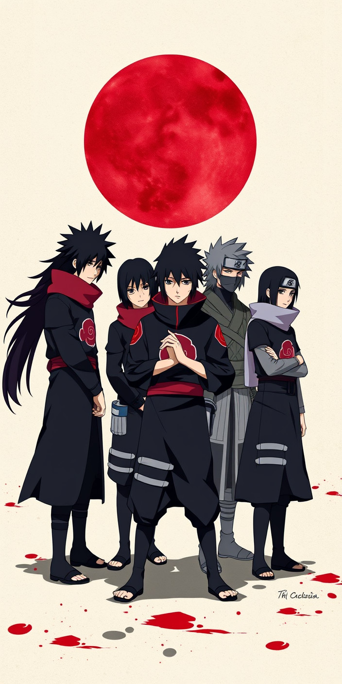 Uchiha clan 4 Phone Wallpaper
