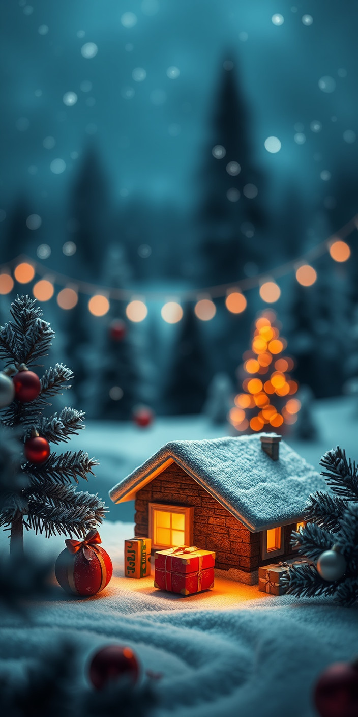 Christmas  laptop 10 Phone Wallpaper