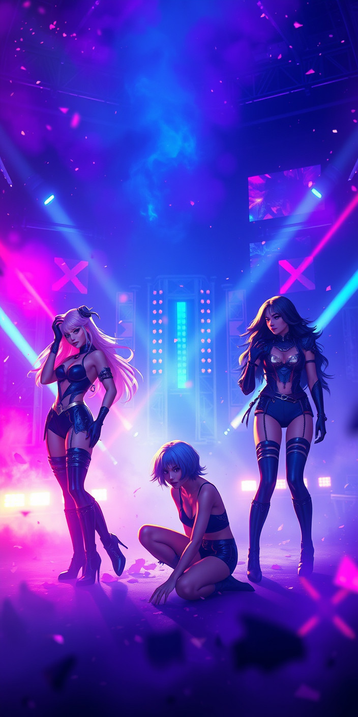 Kda pop stars 10 Phone Wallpaper