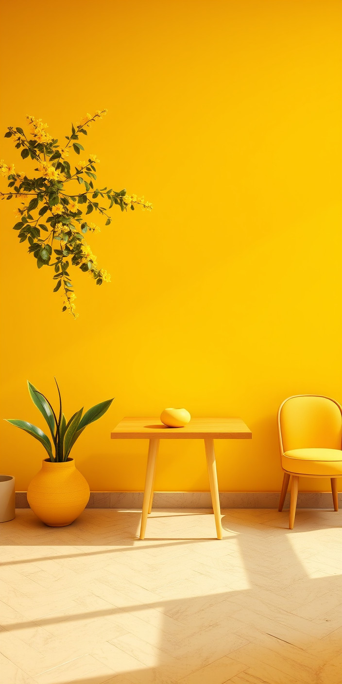 Yellow aesthetic 5 Phone Wallpaper