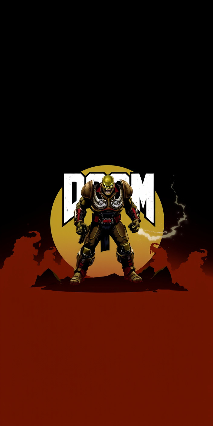 Doom 1 Phone Wallpaper
