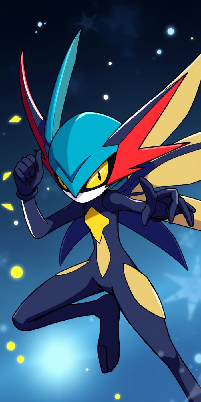 Ash greninja 8 Phone Wallpaper