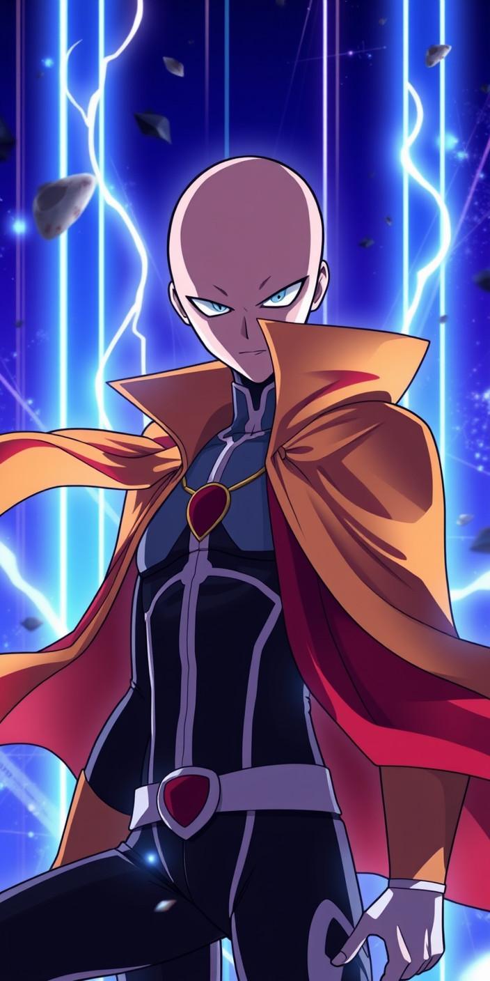 Saitama 14 Phone Wallpaper