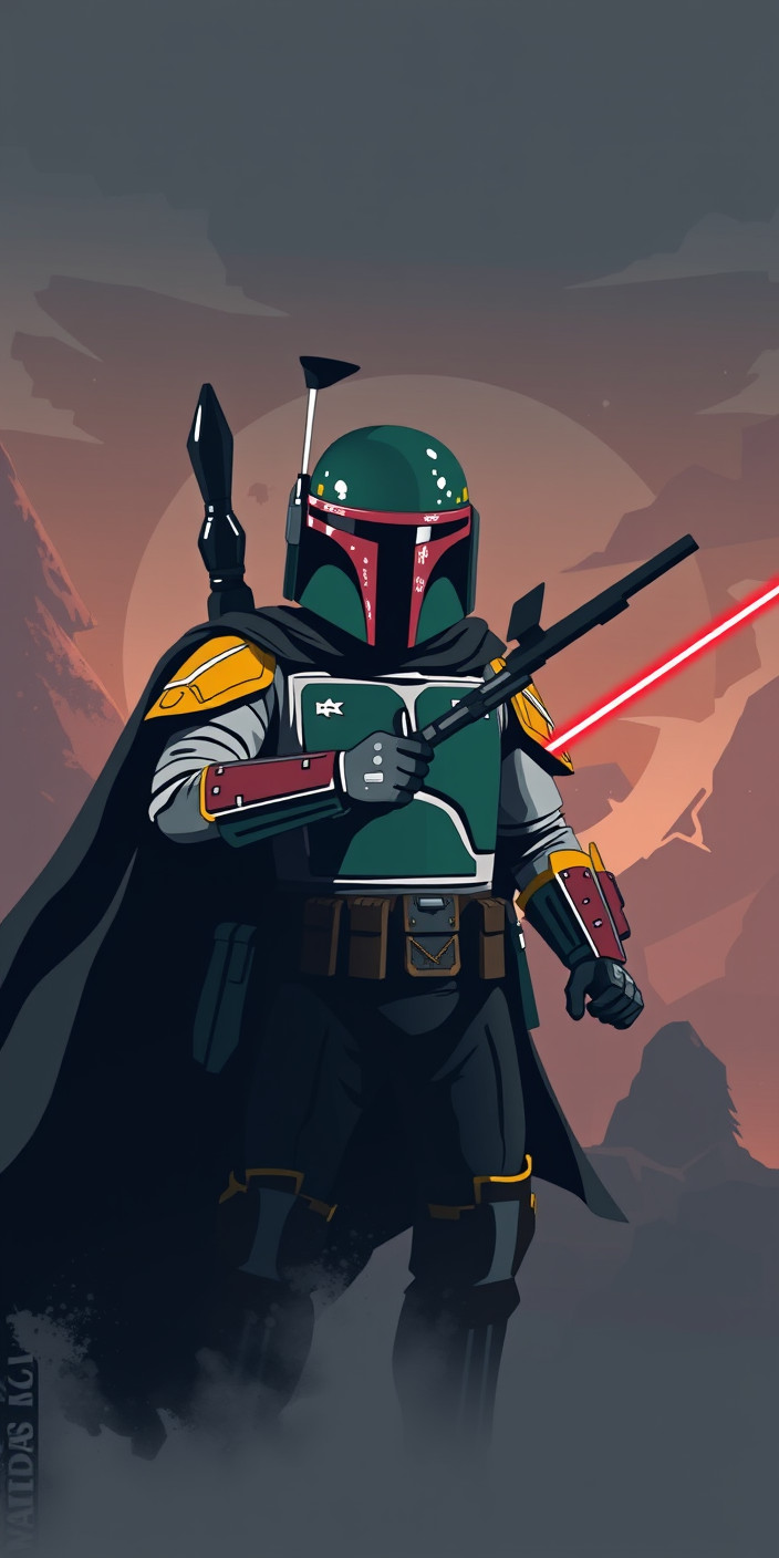 Boba fett 4 Phone Wallpaper