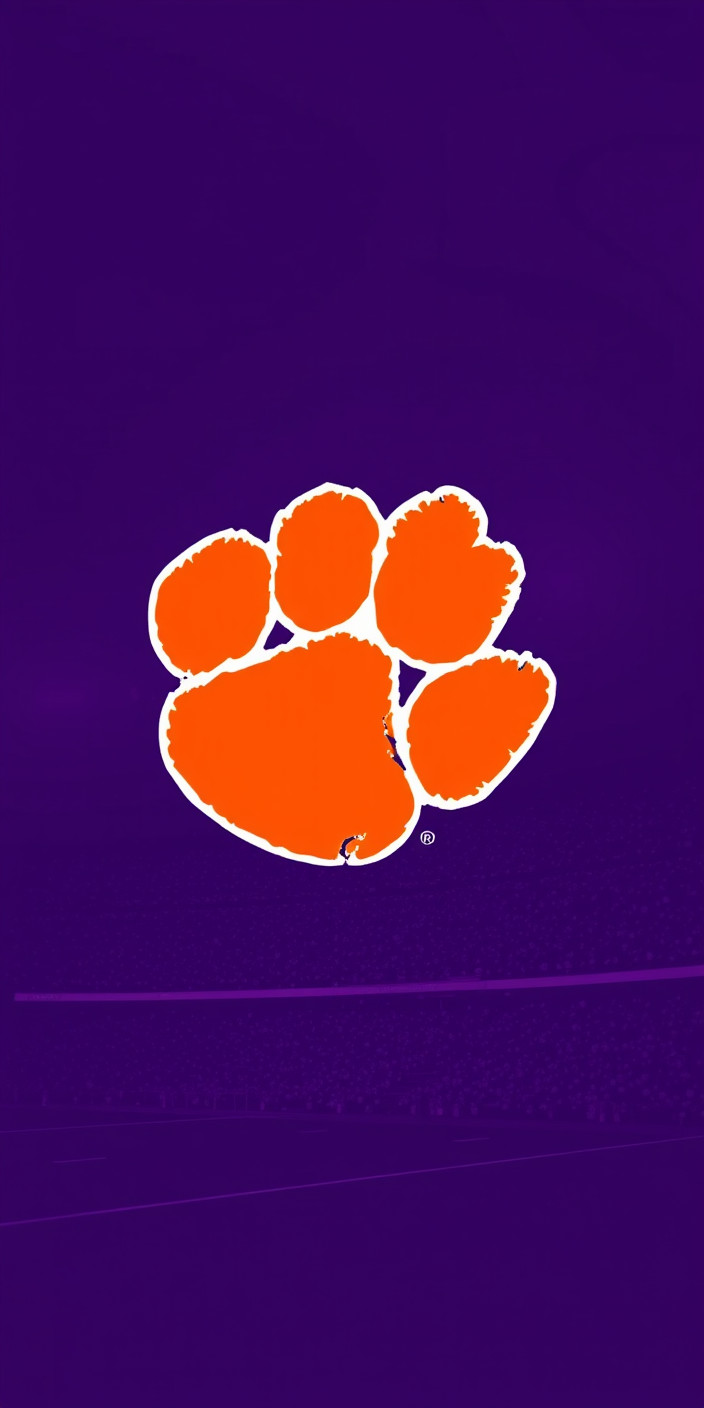 Clemson 4 Phone Wallpaper