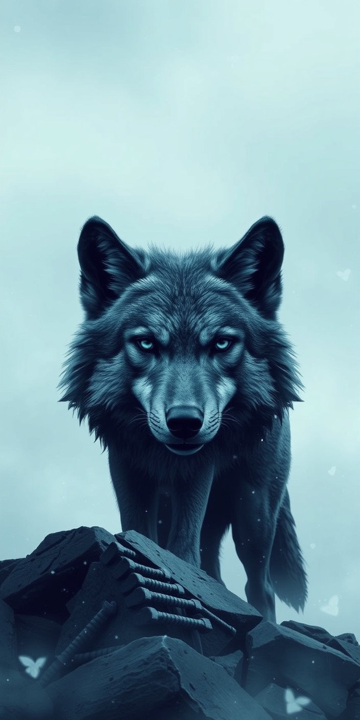 Lone wolf 3 Phone Wallpaper