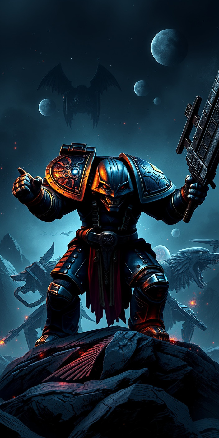 Warhammer 40k space wolves 3 Phone Wallpaper