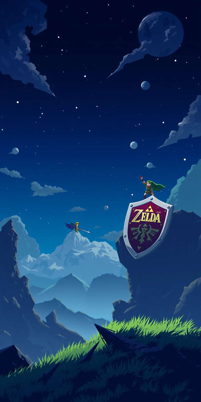 Legend of zelda 3 Phone Wallpaper