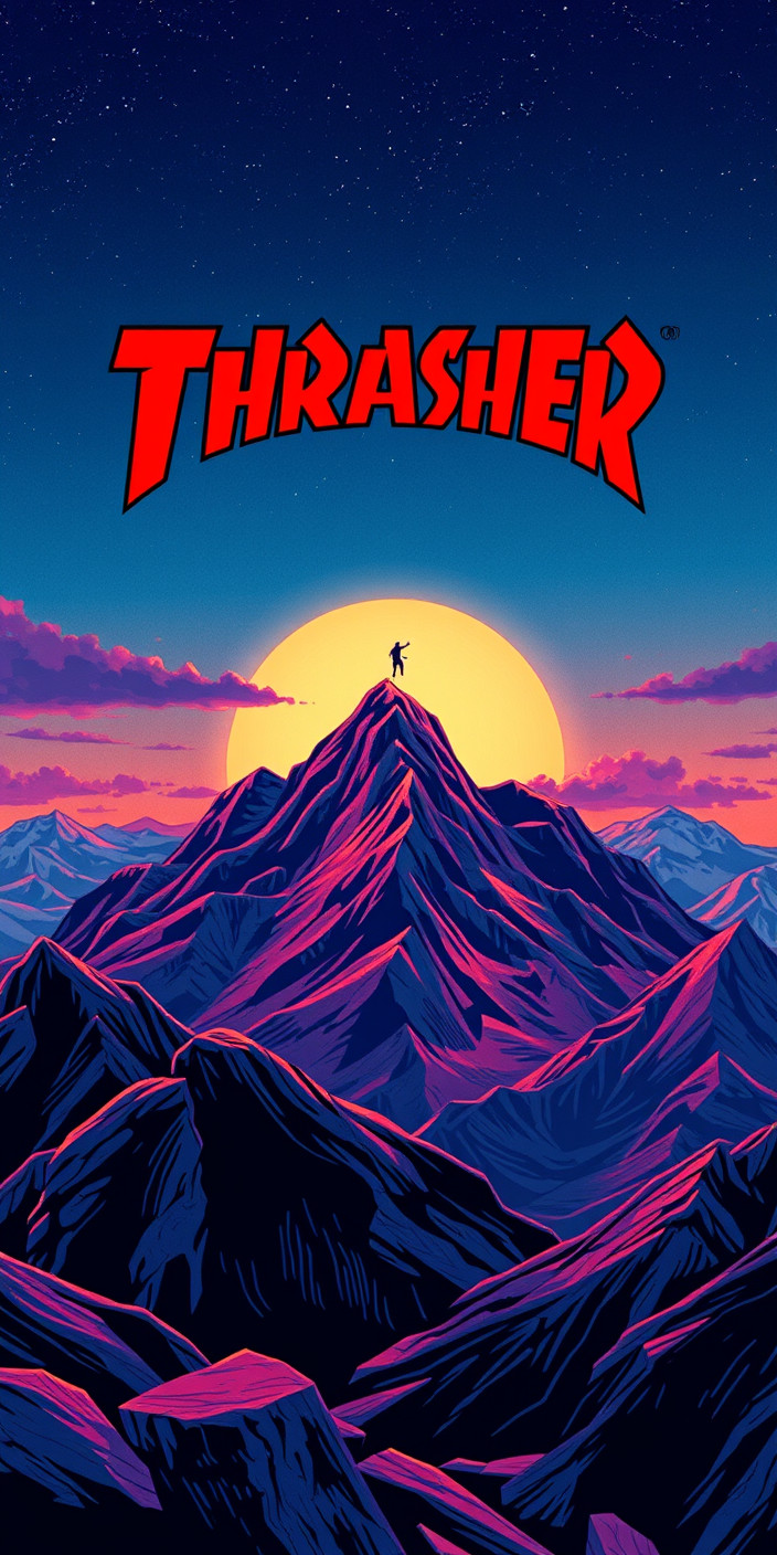 Thrasher 8 Phone Wallpaper