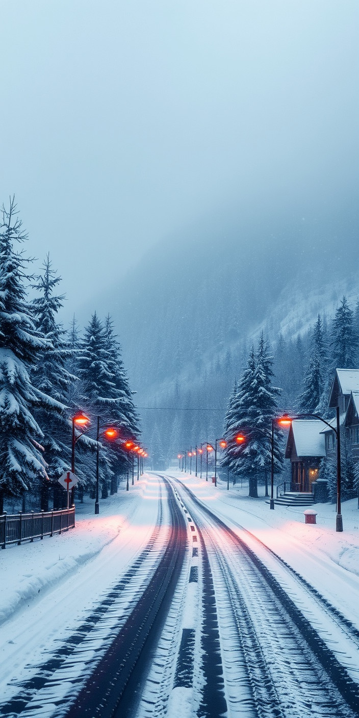 Free winter scenes 2 Phone Wallpaper