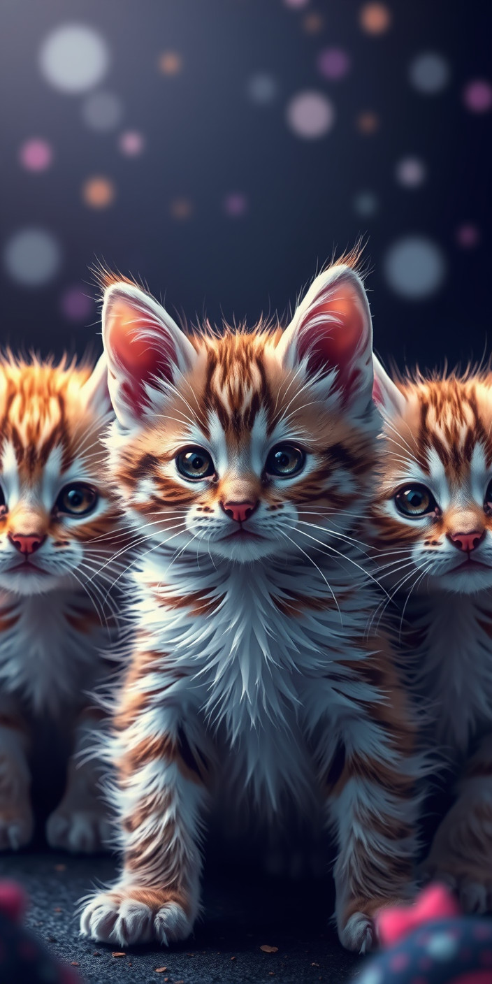 Kittens 7 Phone Wallpaper
