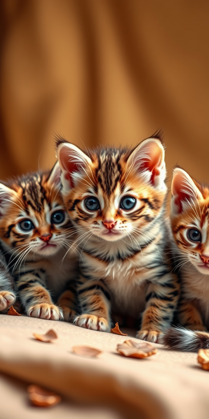 Kittens 5 Phone Wallpaper