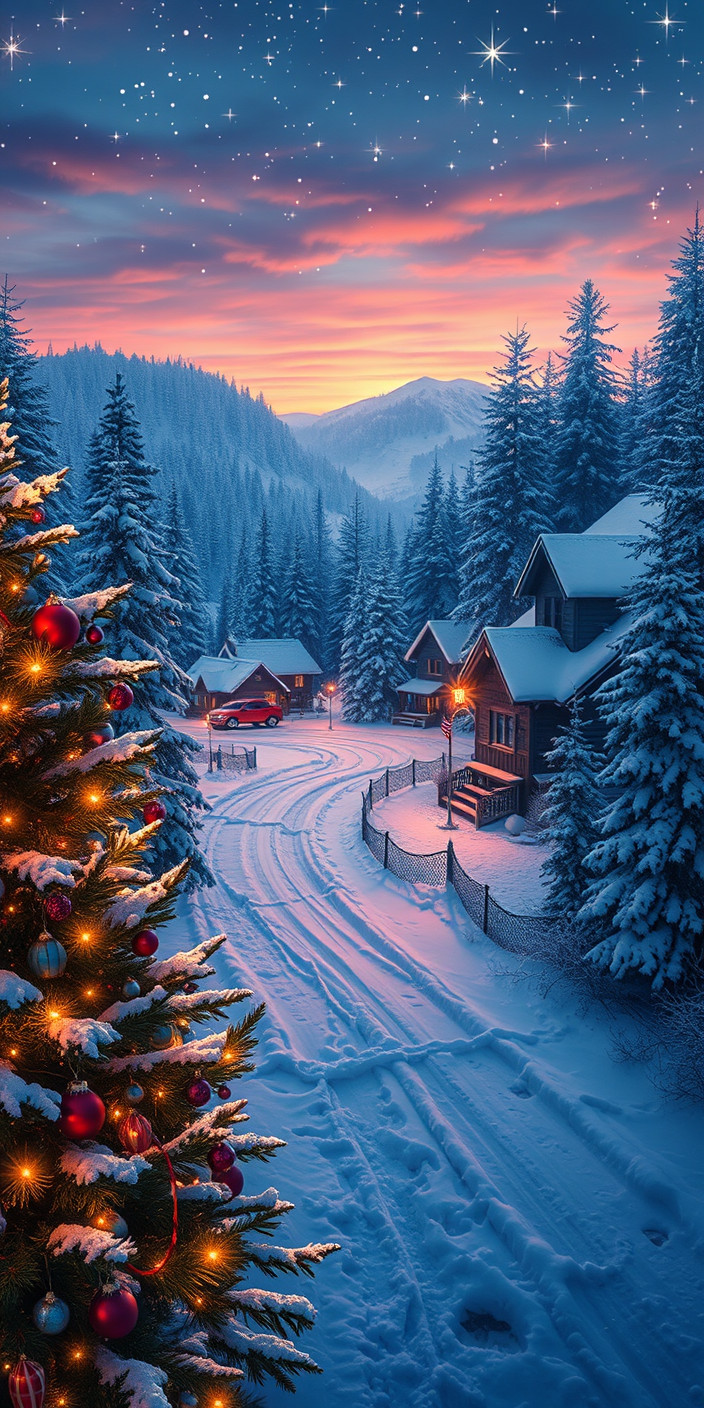 Christmas  for laptop 14 Phone Wallpaper