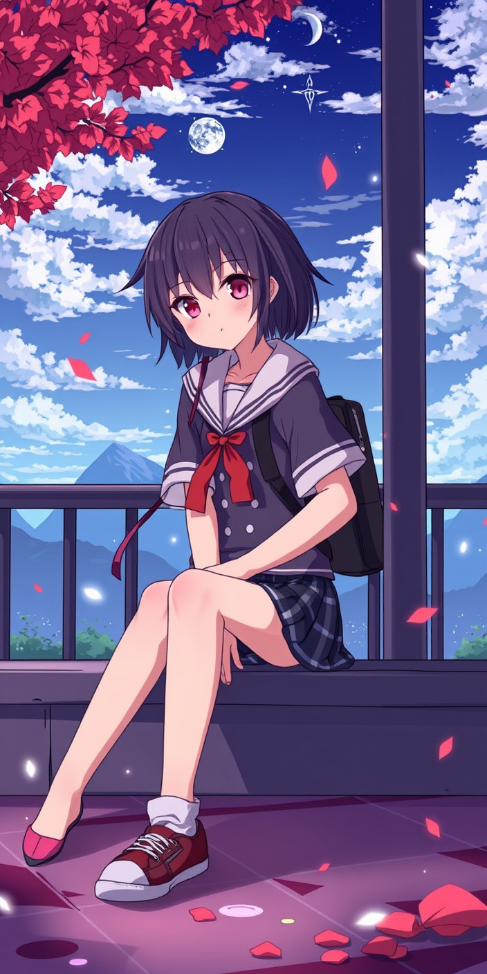 Chill anime 6 Phone Wallpaper