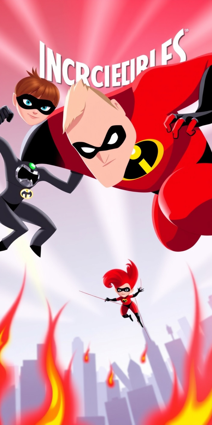 Incredibles 5 Phone Wallpaper