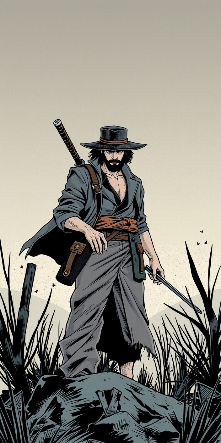 Vagabond manga 3 Phone Wallpaper
