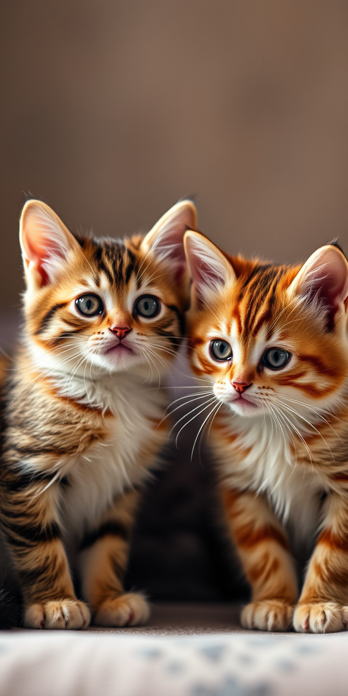 Cute cats 12 Phone Wallpaper