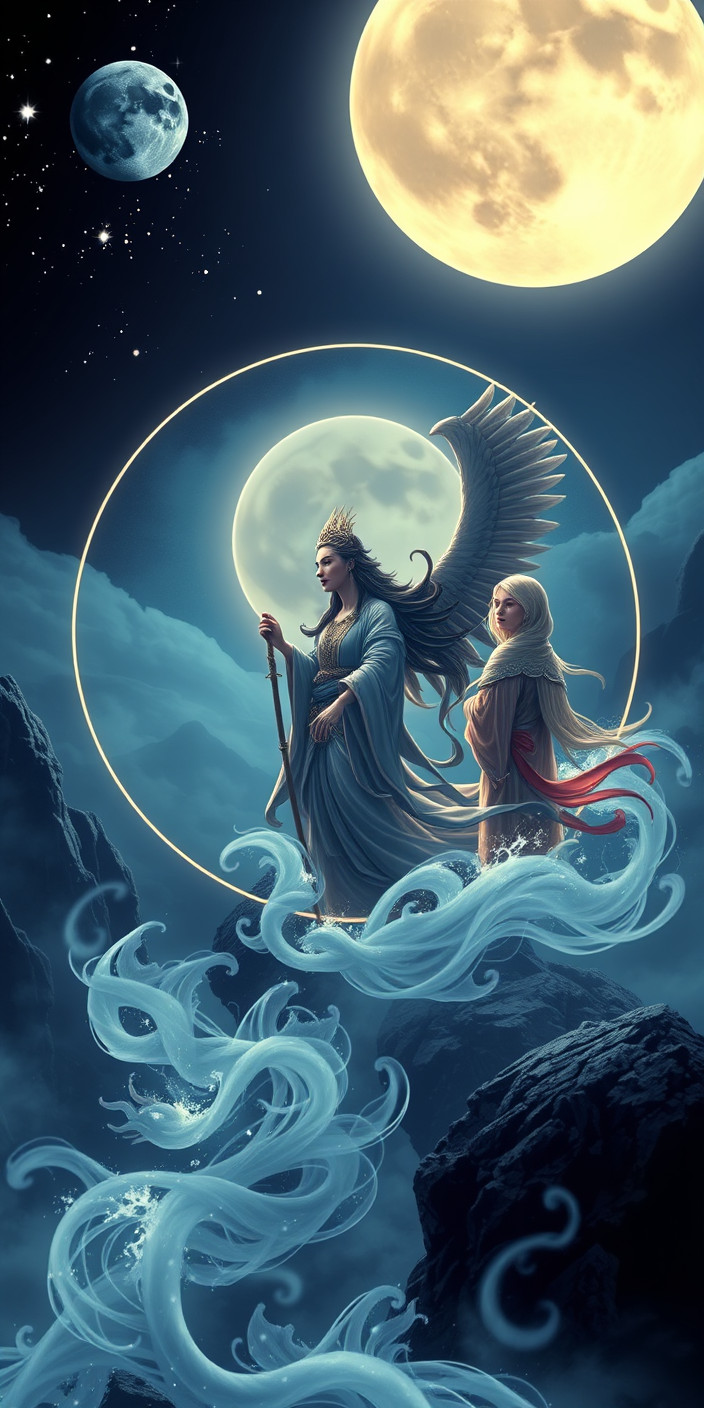 Triple moon goddess 1 Phone Wallpaper