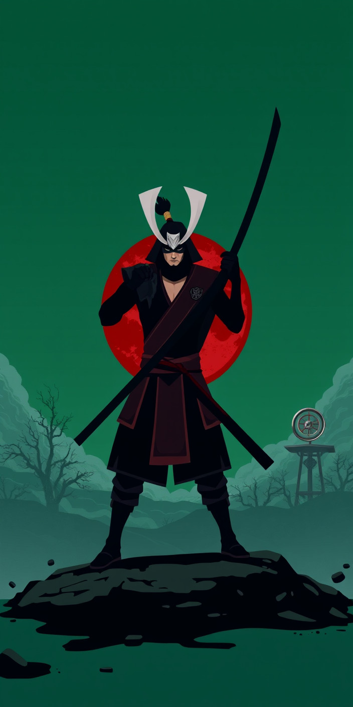 Samurai jack 6 Phone Wallpaper