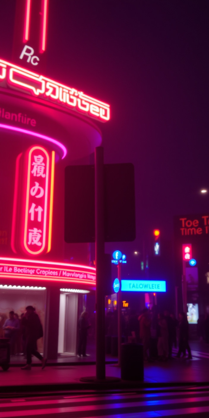 Neon lights 1 Phone Wallpaper