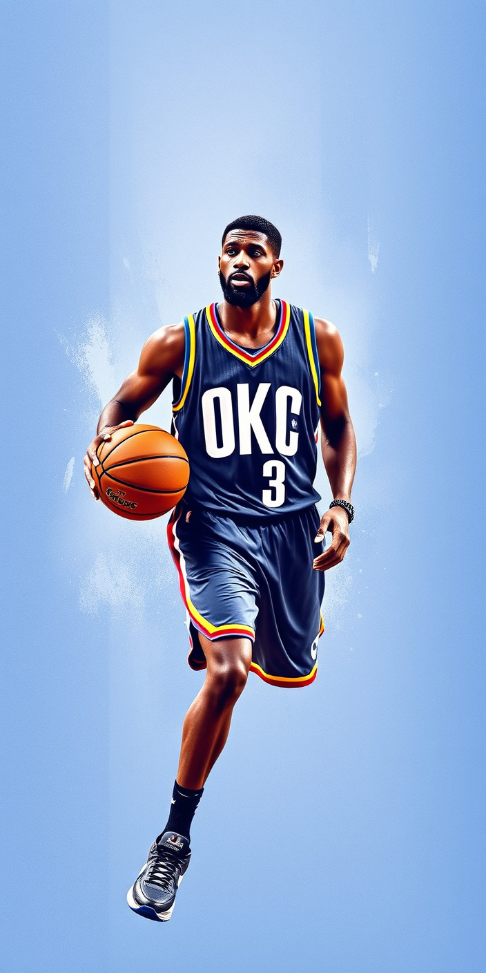 Paul george  okc 3 Phone Wallpaper