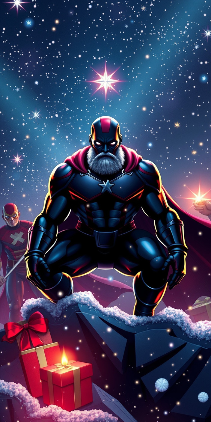Marvel christmas 6 Phone Wallpaper