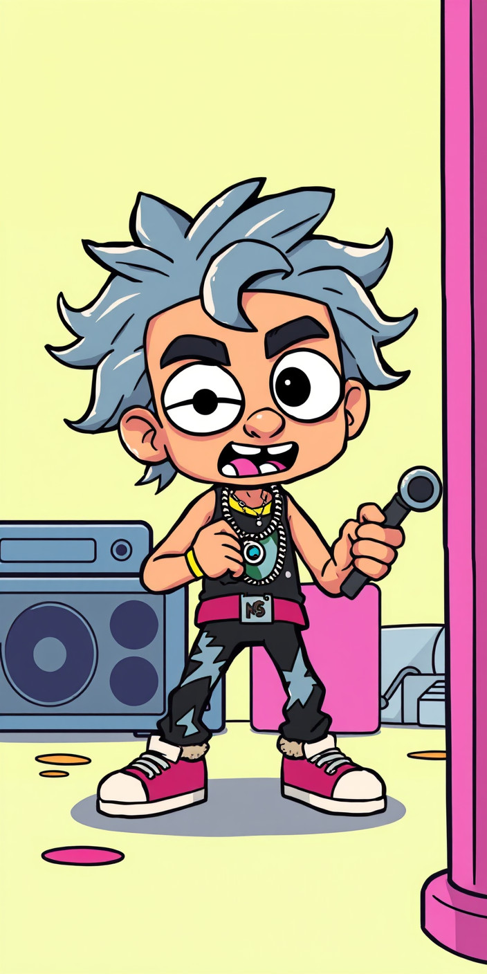 Lil pump cartoon 10 Phone Wallpaper