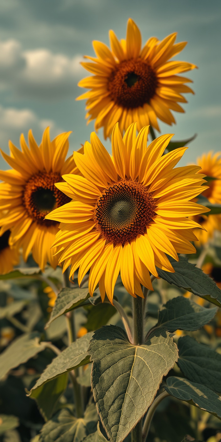 Sunflower aesthetic 3 Phone Wallpaper