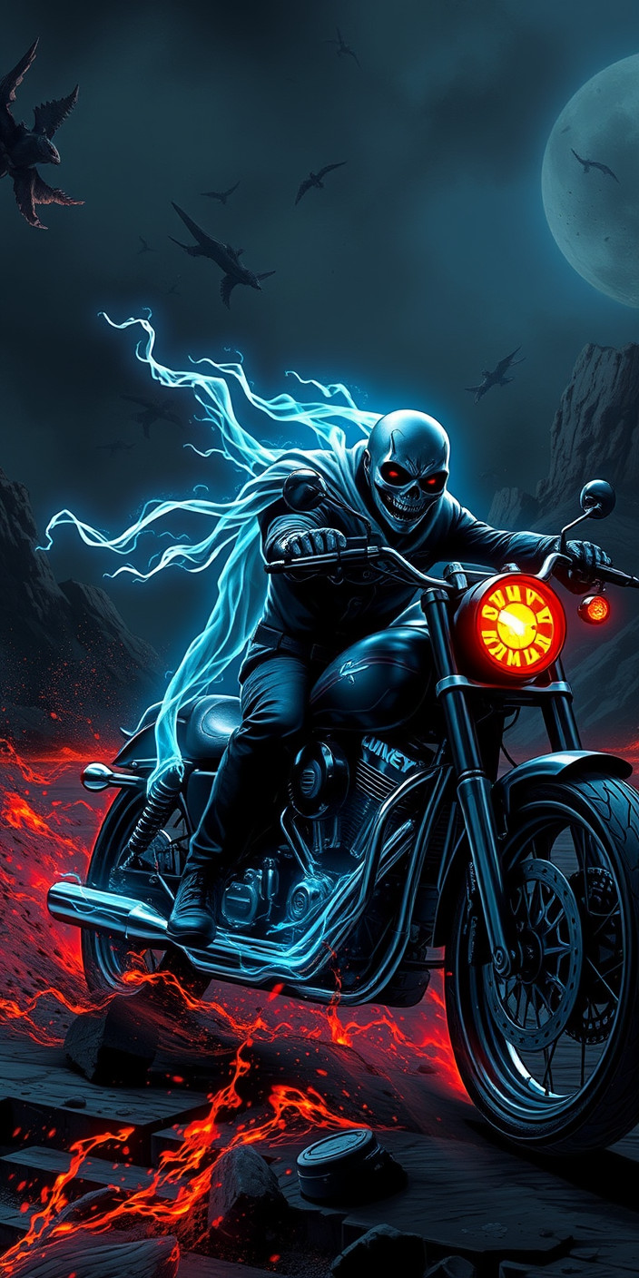 Ghost rider 6 Phone Wallpaper