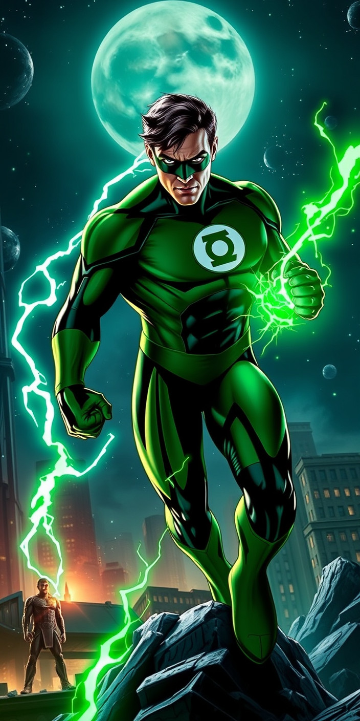 Green lantern 12 Phone Wallpaper