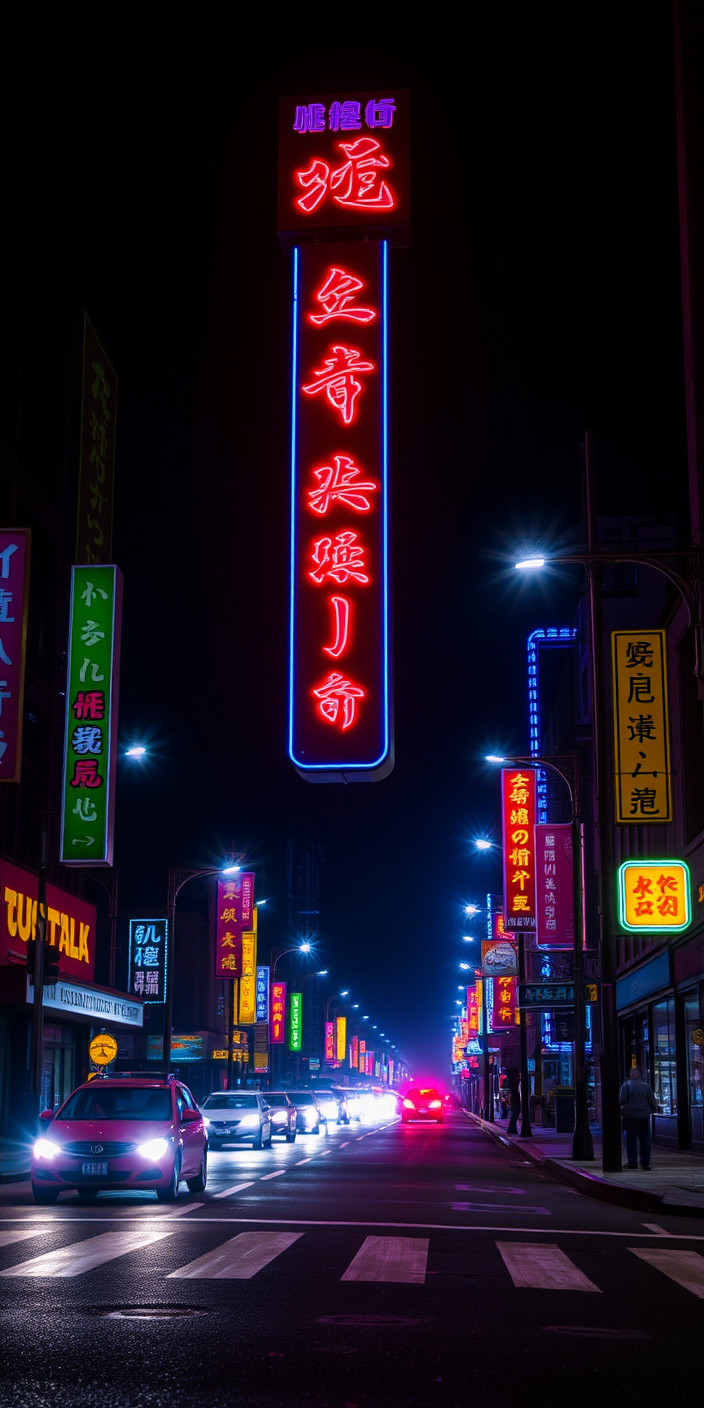 Neon lights i 6 Phone Wallpaper