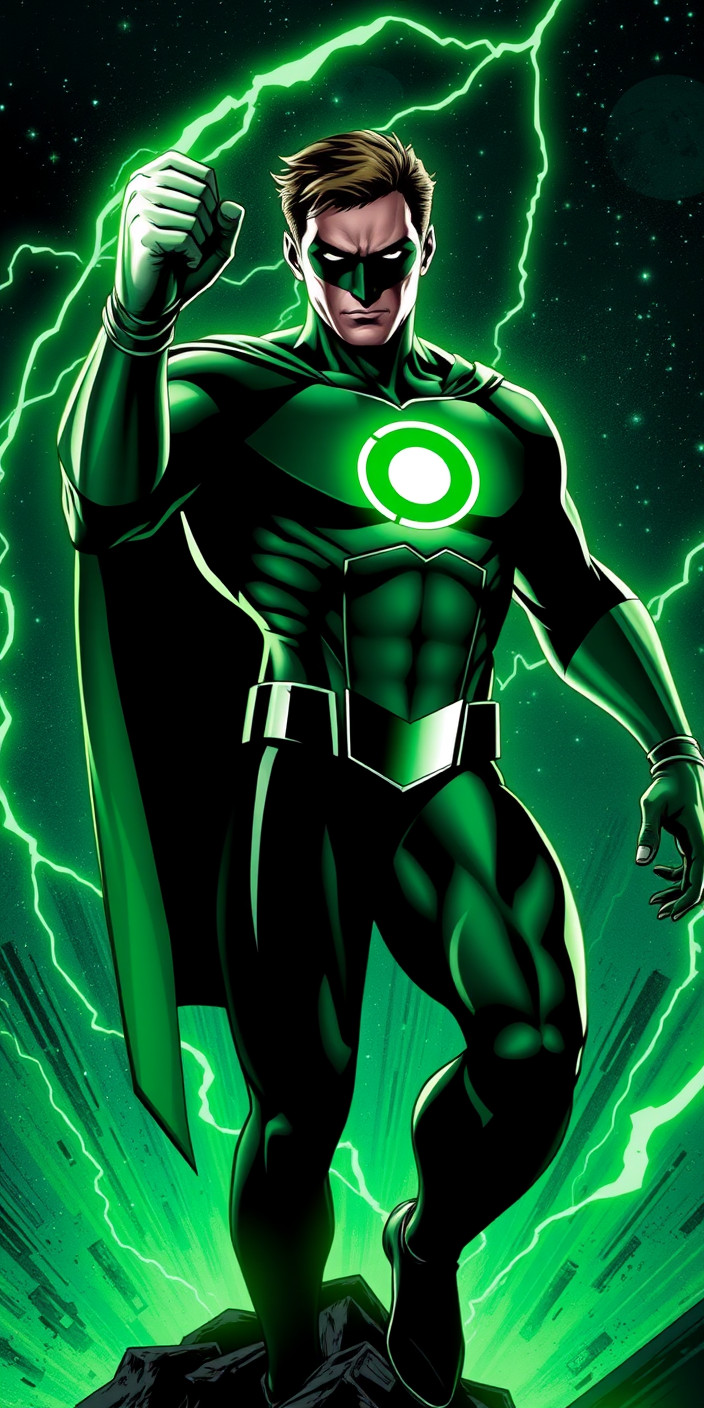 Green lantern 10 Phone Wallpaper