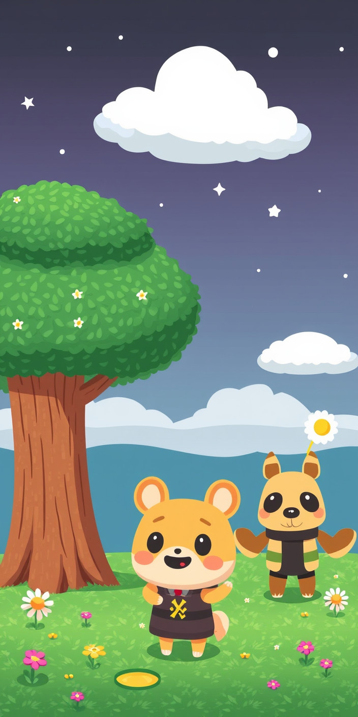 Animal crossing 7 Phone Wallpaper