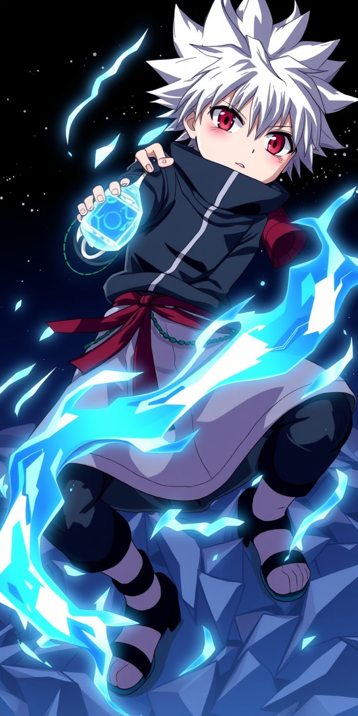 Killua 3 Phone Wallpaper