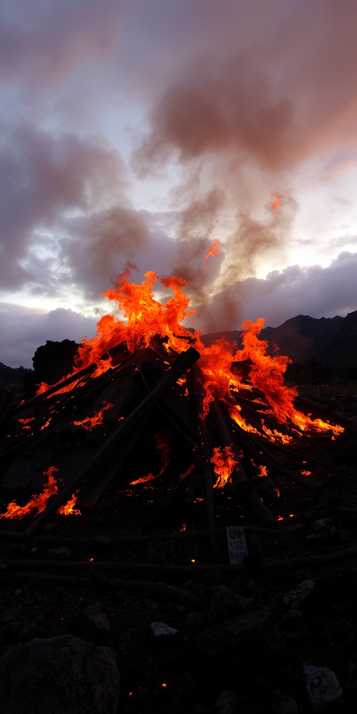 Fire 5 Phone Wallpaper