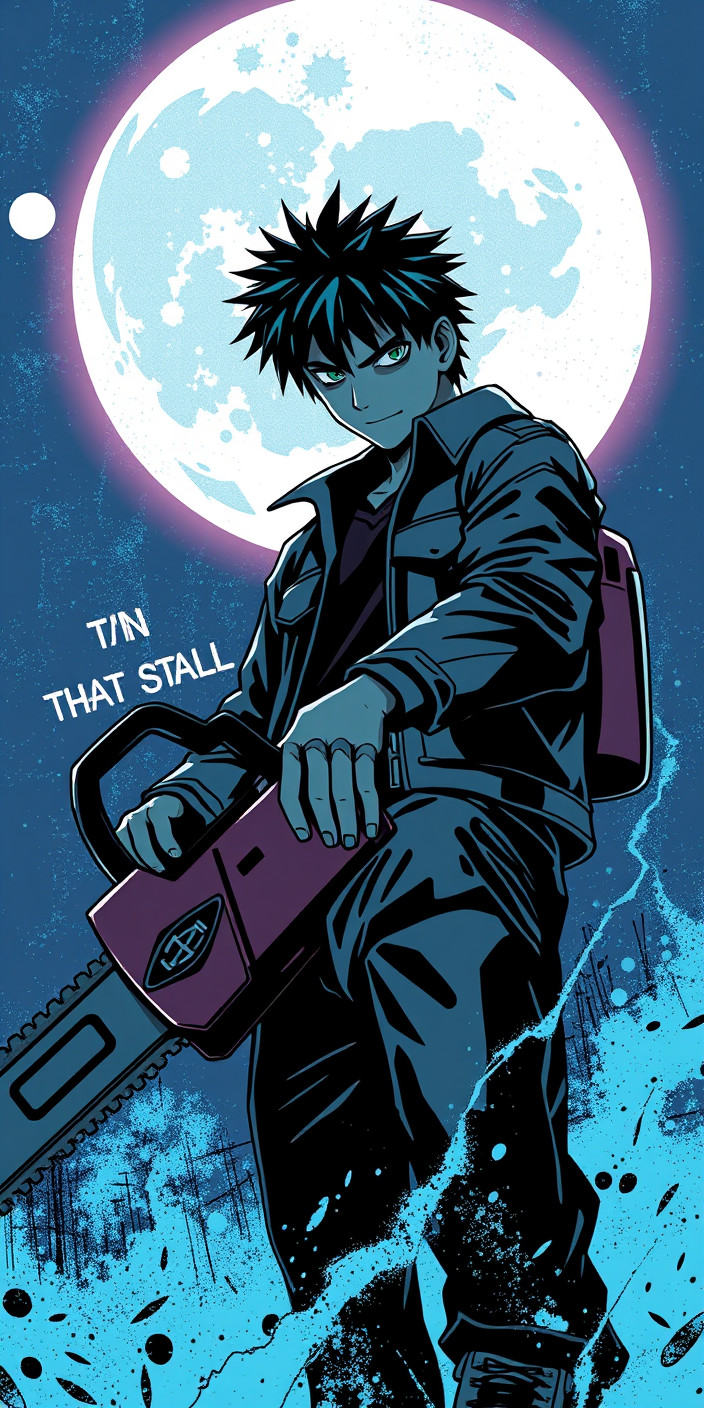 Chainsaw man 8 Phone Wallpaper