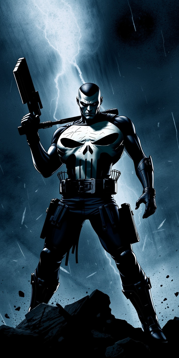 Punisher 14 Phone Wallpaper