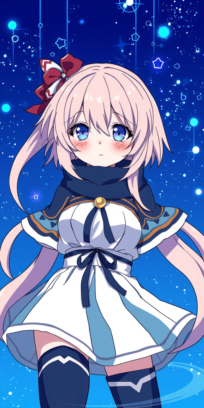 Blue anime 4 Phone Wallpaper