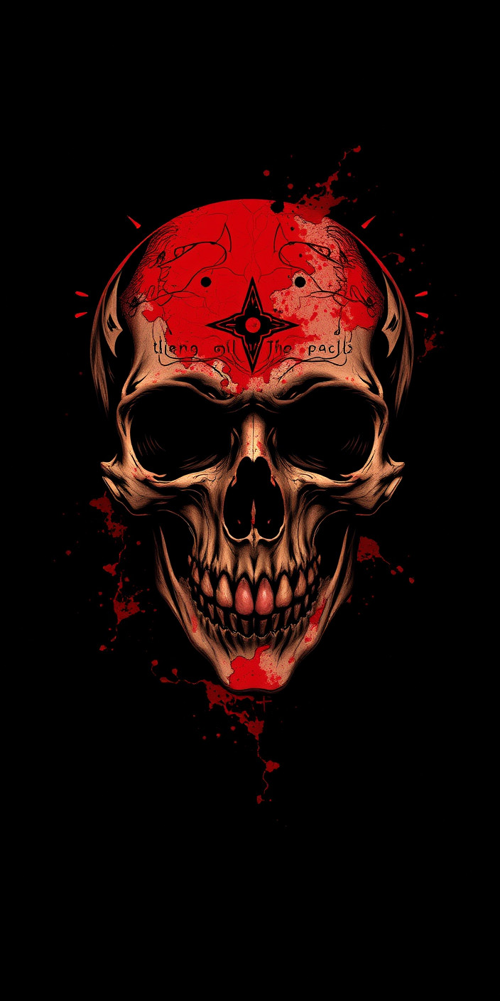 Skull 2 Phone Wallpaper