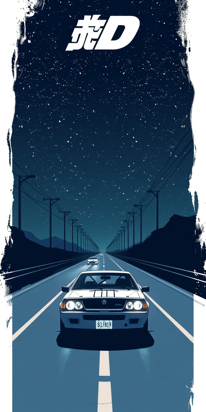 Initial d 7 Phone Wallpaper