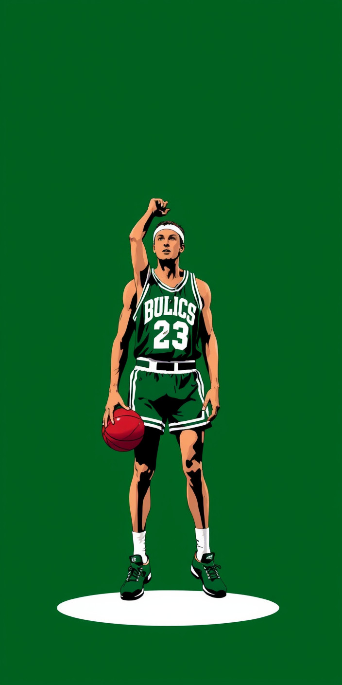 Larry bird 5 Phone Wallpaper