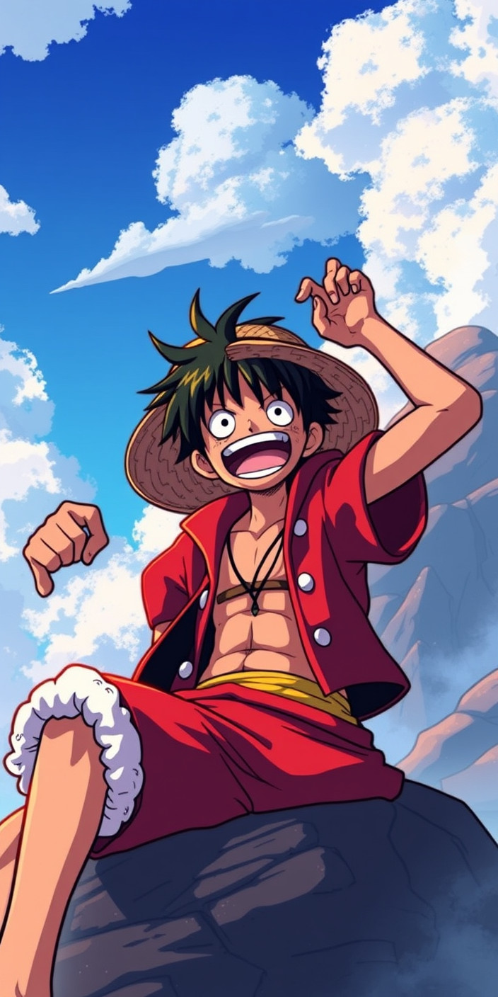 Monkey d luffy 6 Phone Wallpaper
