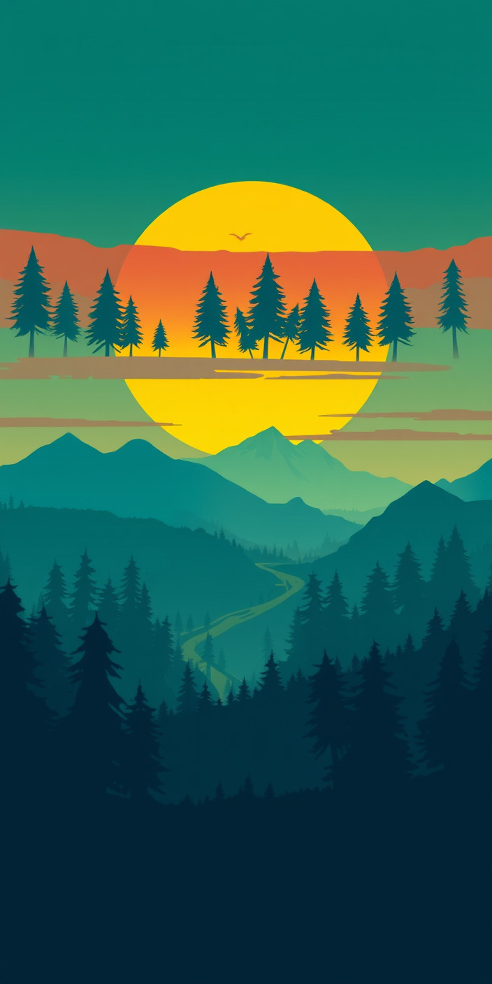Firewatch 5 Phone Wallpaper